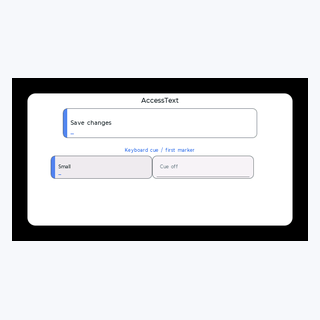 Access Text render output