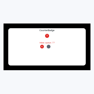 Counter Badge render output