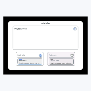 Info Label render output