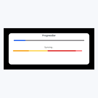 Progress Bar render output