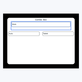 Combo Box render output