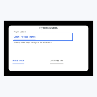 Hyperlink Button render output