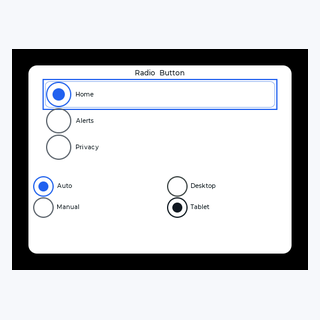 Radio Button render output
