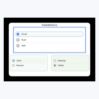 Radio Buttons render output
