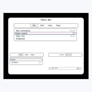 Menu Bar render output